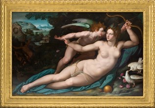 Venus and Amor, ca 1578.