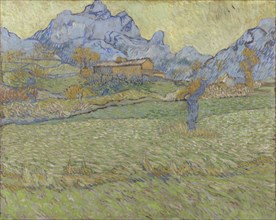 Wheat fields in a mountainous landscape, 1889.