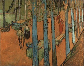 Falling leaves (Les Alyscamps), 1888.