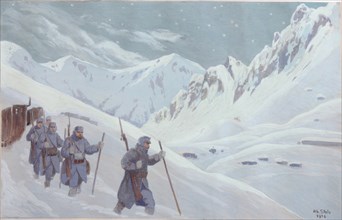 The Alpine Patrol , 1916.
