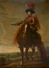 Equestrian Portrait of Gaspar de Guzmán, Count-Duke of Olivares (1587-1645) , First Half of 17th cen