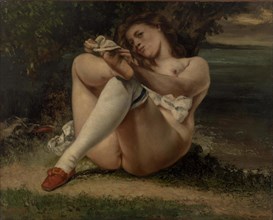 Woman with White Stockings (La Femme aux bas blancs) , 1861.