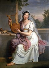 Portrait of the opera singer Isabella Angela Colbran (1785-1845) , c. 1805-1810.
