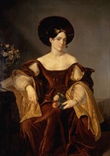 Portrait of the opera singer Maria Malibran (1808-1836), First quarter of 19th cen..