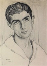 Portrait of the dancer Léonide Massine (1895-1979), 1914.