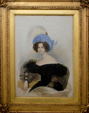 Portrait of Janette (Anna) Ivanovna Lopukhina, née Baroness von Wenckstern (1786-1869), 1833.