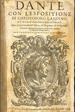 Dante Alighieri (1265-1321), 1564.