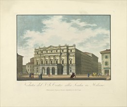 Teatro alla Scala, ca 1820.
