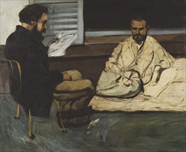 Paul Alexis reading to Émile Zola, 1869-1870.
