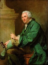 Portrait of the Sculptor Lambert-Sigisbert Adam (1700-1759), 1753.