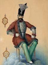 Apotheosis of Naser al-Din Shah Qajar (1831-1896), 1854.