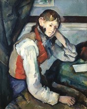 The Boy in the Red Vest (Le garçon au gilet rouge), 1888-1890.