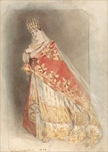 Giuditta Pasta (1798-1865) as Semiramide in the Opera by Gioachino Rossini , 1828.