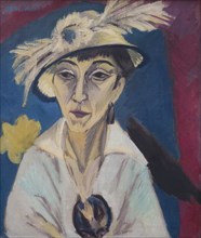 Portrait of Erna Schilling (Lady with Hat), 1913.