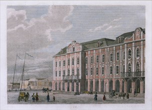The Twelve Collegia building in Saint Petersburg, after 1834.