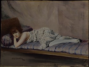 The purple pillow (Il guanciale viola), 1923.