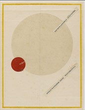 The International of Arts (Cover), ca 1919. Creator: Malevich, Kasimir Severinovich (1878-1935).