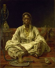 Black woman, 1875-1876. Creator: Repin, Ilya Yefimovich (1844-1930).