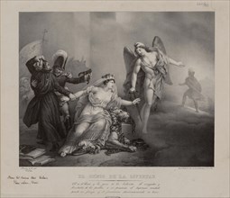 El Genio de la Libertad (The Genius of Liberty), c.1831. Creator: Rosario Weiss Zorrilla, Maria del (1814-1843).