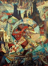 Baku (agitation panel), 1927. Creator: Vogeler, Heinrich (1872-1942).