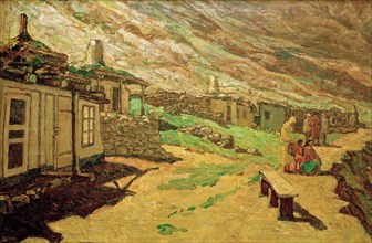 Old village in the Caucasus, 1940. Creator: Vogeler, Heinrich (1872-1942).