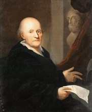 Portrait of Friedrich Gottlieb Klopstock (1724-1803), 1807. Creator: Barckhan, Johann Hieronymus (1785-1865).