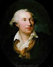 Portrait of Johann Gottfried Schadow (1764-1850), 1795. Creator: Weitsch, Friedrich Georg (1758-1828).