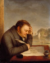 Portrait of Karl Friedrich von Rumohr (1785-1843), 1823-1827. Creator: Nerly, Friedrich (1807-1878).