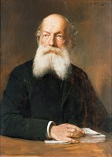 Portrait of Friedrich August Kekulé von Stradonitz, (1829-1896), 1890. Creator: Angeli, Heinrich von (1840-1925).
