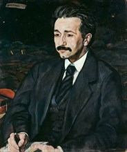 Portrait of Albert Einstein (1879-1955), 1917. Creator: Büttner, Erich (1889-1936).