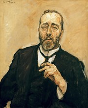 Portrait of Bernhard Dernburg (1865-1937), 1923. Creator: Slevogt, Max (1868-1932).