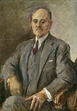 Portrait of Hermann Sudermann (1857-1928), 1927. Creator: Slevogt, Max (1868-1932).
