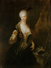 Portrait of Dorothea Luise os Wittenhorst-Sonsfeld (1681-1746). Creator: Pesne, Antoine (1683-1757).