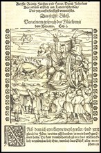 The Wheel of Fortune, ca 1545. Creator: Burgkmair, Hans, the Elder (1473-1531).