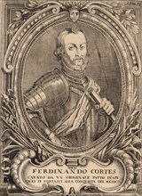 Portrait of Hernán Cortés (1485-1547). Creator: Anonymous.