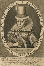 Pocahontas, 1616. Creator: Passe, Simon de (um 1595-1647).