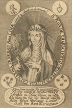 Saint Rose of Lima, 1668. Creator: González de Acuña, Antonio (1620-1682).
