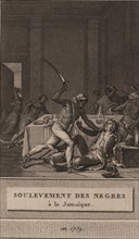 Uprising of the black slaves in Jamaica in 1760, 1800. Creator: David, François-Anne (1741-1824).