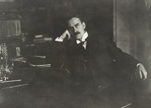 Portrait of Thomas Mann (1875-1955), c.1910. Creator: Anonymous.