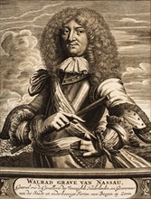 Portrait of Prince Walrad of Nassau-Usingen (1635-1702) (From: Schauplatz des Krieges), 1675. Creator: Anonymous.