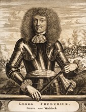 Portrait of Prince Georg Friedrich of Waldeck (1620-1692) (From: Schauplatz des Krieges), 1675. Creator: Anonymous.