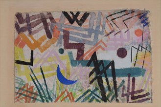 Game of the forces of Lech Landscape, 1917. Creator: Klee, Paul (1879-1940).