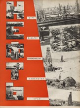 Petroleum. Illustration from USSR Builds Socialism, 1933. Creator: Lissitzky, El (1890-1941).