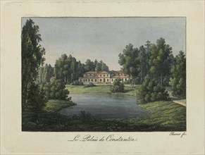 View of the Constantine Palace in Pavlovsk, 1810s. Creator: Thurner (active first quarter of the 19th century).
