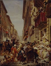Carnival in Rome, 1859.
