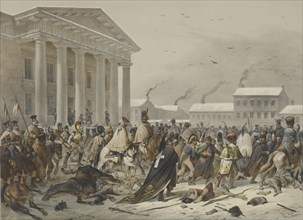 Flight of the French army through Vilnius, 1847.