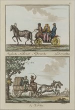 Russian Carriages: Droshky and Kibitka, Between 1792 and 1820.