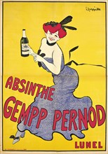 Cappiello, affiche pour l'absinthe Gempp-Pernod, 1903