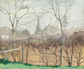 Spring landscape at Grandvilliers, 1929.