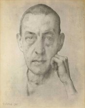 Portrait of the composer Sergei Rakhmaninov (1873-1943), 1925.